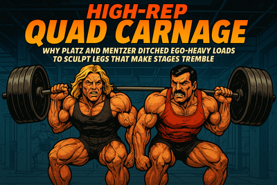 High-Rep Quad Carnage: Why Platz and Mentzer Ditched Ego-Heavy Loads to Sculpt Legs That Make Stages Tremble