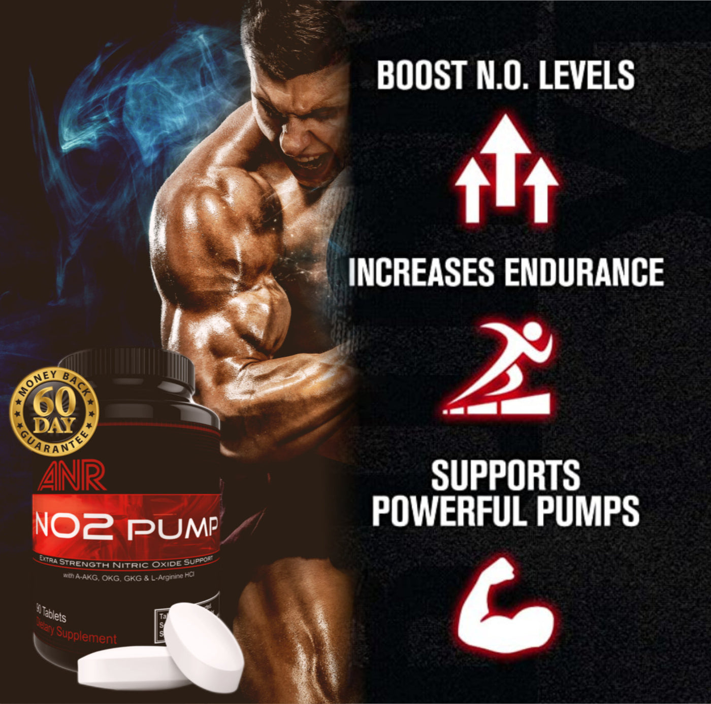 N02 PUMP Extra-Strength Nitric Oxide Booster - TeamANR