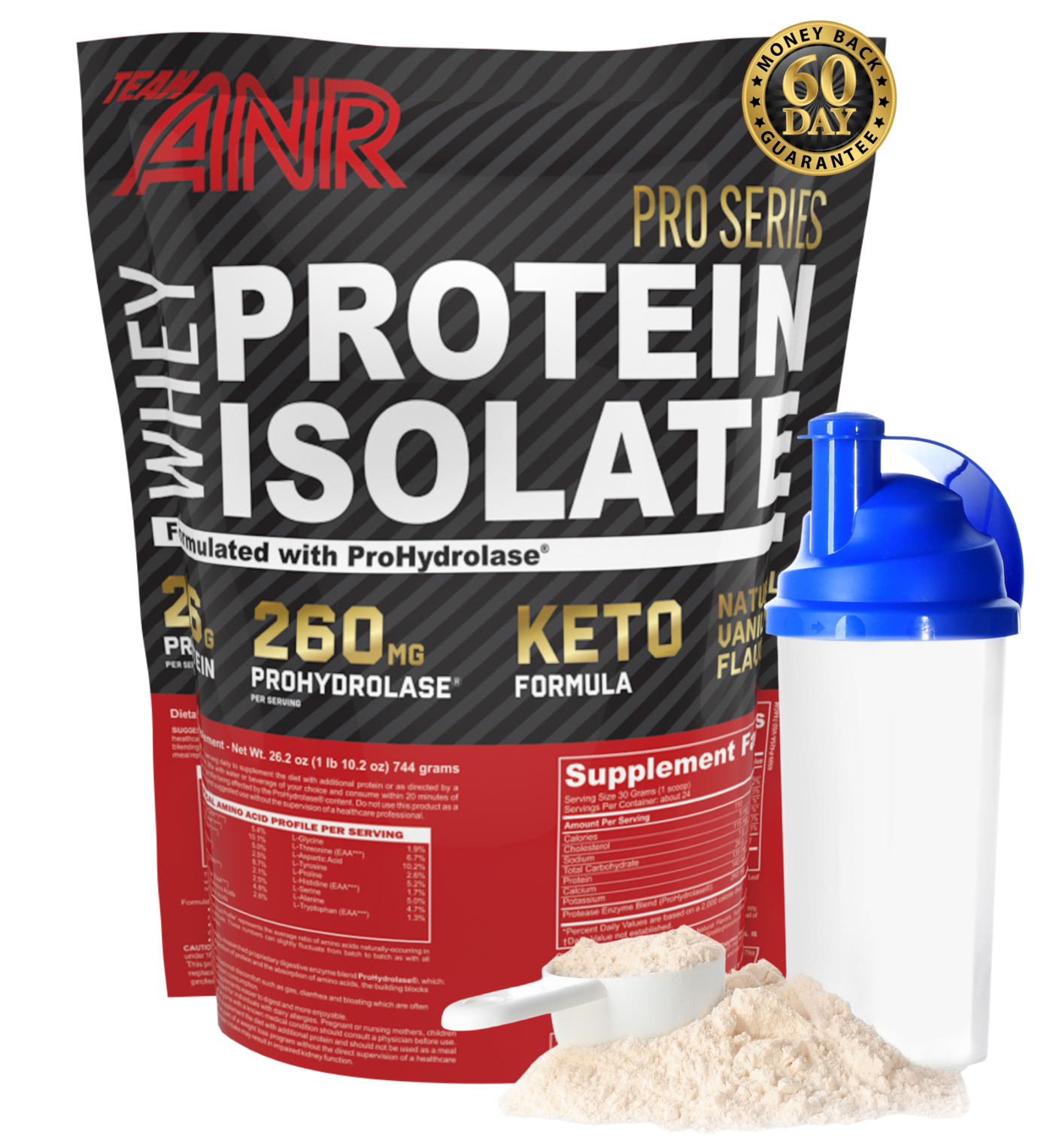 Pro Series Whey Protein Isolate Fortified with ProHydrolase® - TeamANR